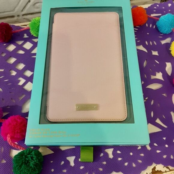 Kate Spade Ballet Pink NY Folio Case/Samsung Galaxy Tab A Noor NEW - Picture 2 of 8